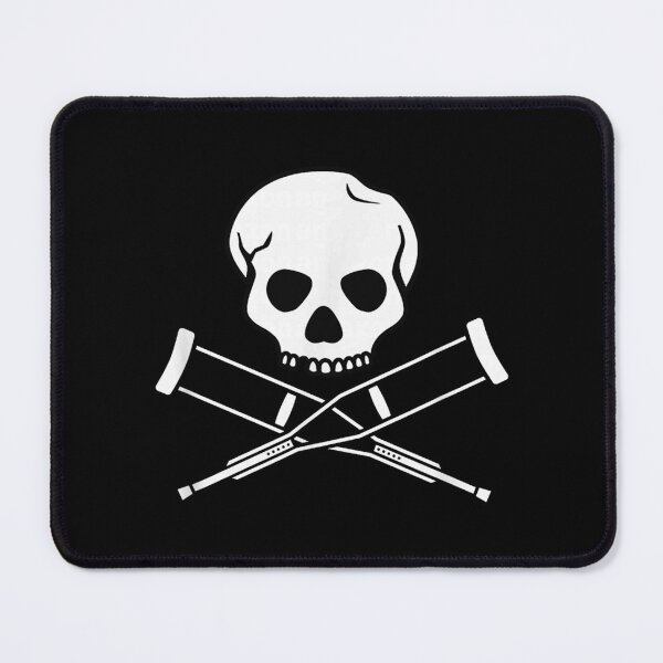 Item preview, jackass skulls and crutches logo for men women designed and sold by PixelLoot.