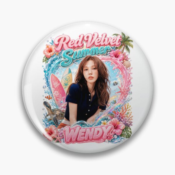 Item preview, Wendy Red Velvet Velvet Summer retro Hawaiian beach poster designed and sold by Valereekmerch.