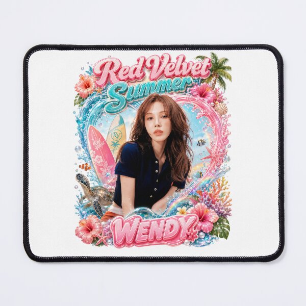 Item preview, Wendy Red Velvet Velvet Summer retro Hawaiian beach poster designed and sold by Valereekmerch.
