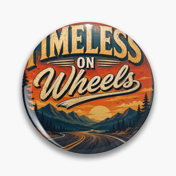 Item preview, Timeless on Wheels Vintage Road Trip Retro Driving Adventure  designed and sold by heroes-one.