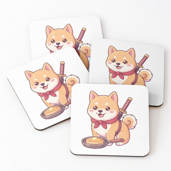 Item preview, Cute Shiba Inu Samurai designed and sold by SutekiArt.