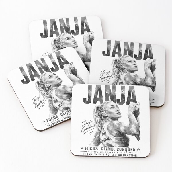 Item preview, Janja Focus Climb Conquer Black&White Edition designed and sold by KLERIKSTORE.