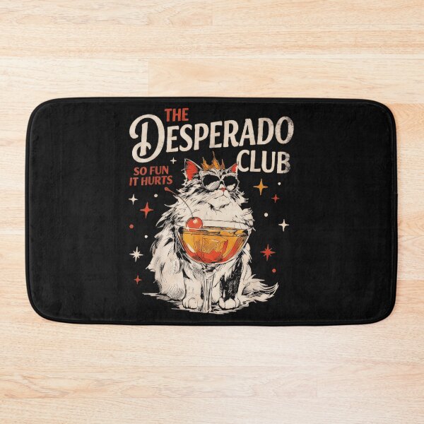 Item preview, The Desperado Club So Fun It Hurts Cat Lover Humor Cocktail Party designed and sold by DanielVantiOAL.