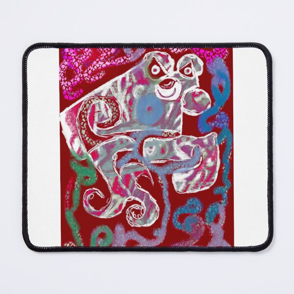 Item preview, Interesting abstract leopard/cat designed and sold by Aimzeescrazycreations.