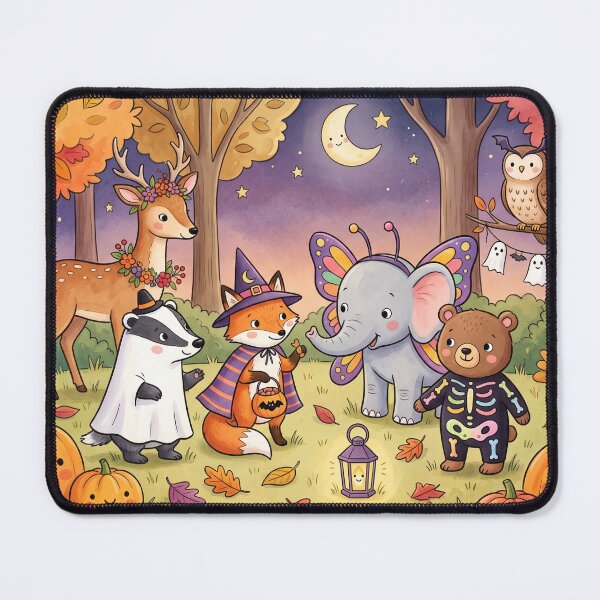 Item preview, Cute Halloween Wild Animal Costume Party designed and sold by Softie Sticker Studio.