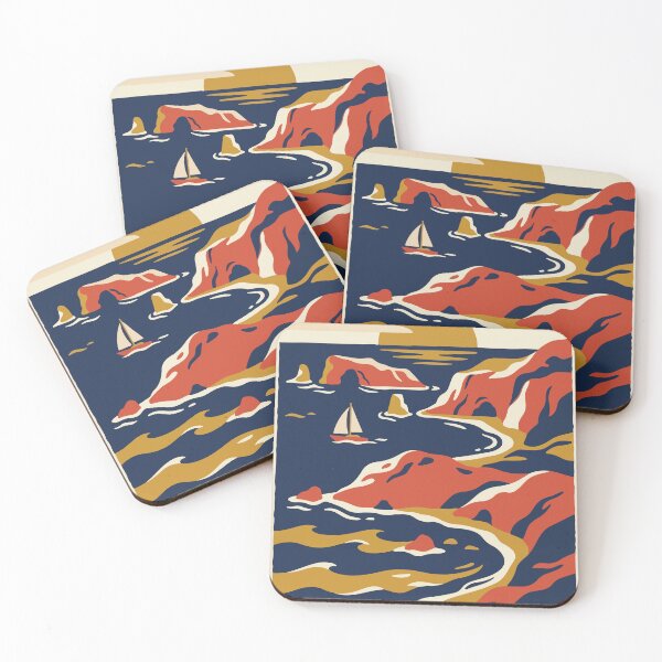 Item preview, Channel Islands National Park USA Travel Vintage designed and sold by RareDeerArt.
