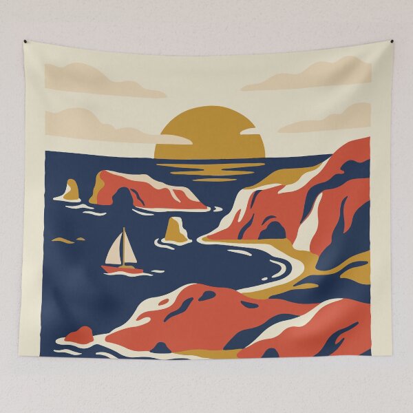 Item preview, Channel Islands National Park USA Travel Vintage designed and sold by RareDeerArt.