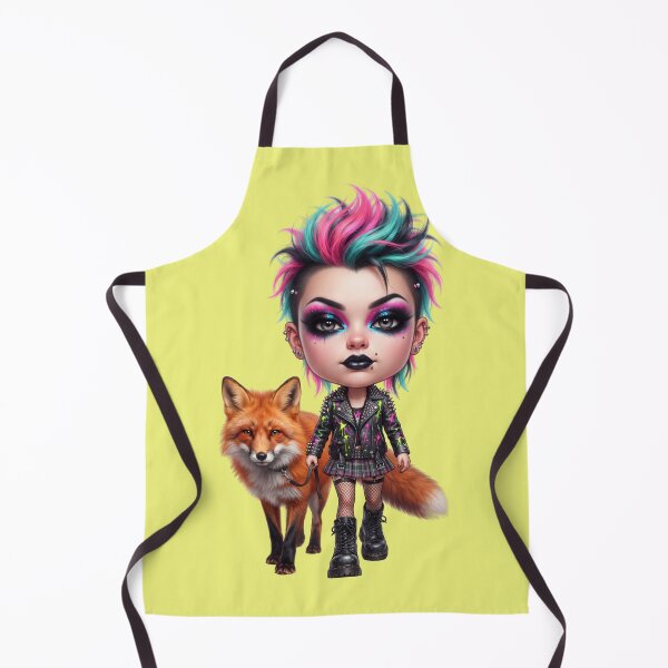 Item preview, Punk Girl and the Fox designed and sold by PP&RAINBOW SHOP.