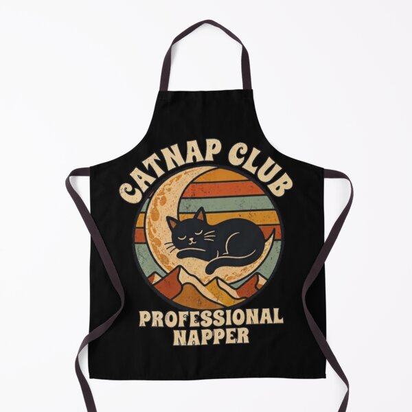 Item preview, Catnap Club Professional Napper Vintage Cat Lover Retro Sleeping Cat Funny Cat Owner Gift designed and sold by Salma.Store.