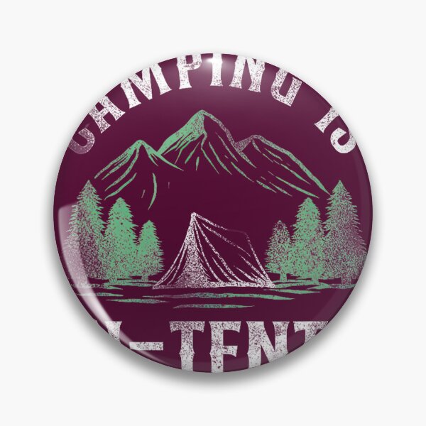 Item preview, Camping Mountains Nature Adventure Design designed and sold by MarquezoqdTees.