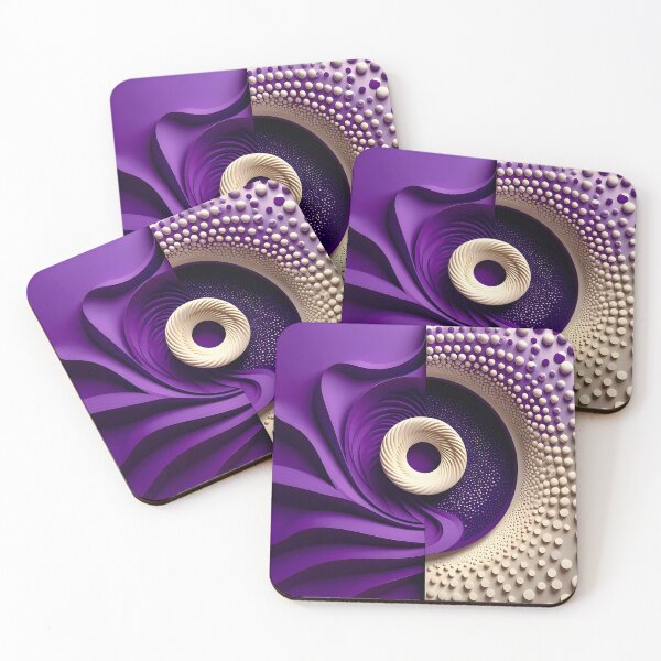 Item preview, Dynamic Purple Swirl Pattern designed and sold by Vicky Brago-Mitchell®.