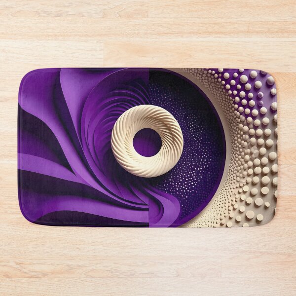 Item preview, Dynamic Purple Swirl Pattern designed and sold by Vicky Brago-Mitchell®.