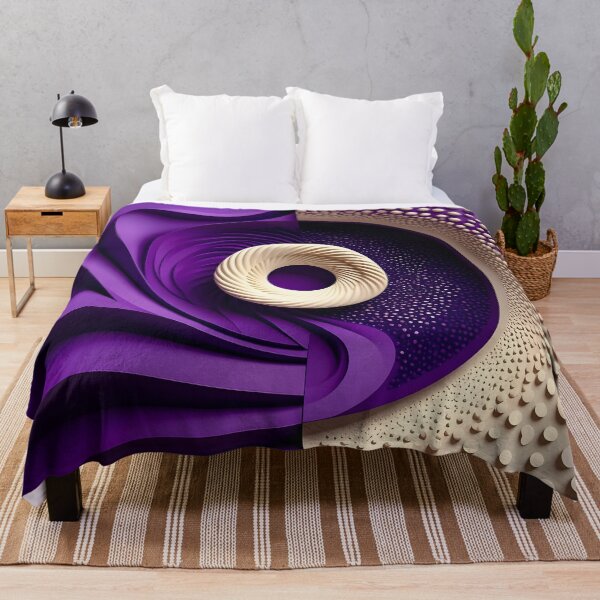Item preview, Dynamic Purple Swirl Pattern designed and sold by Vicky Brago-Mitchell®.