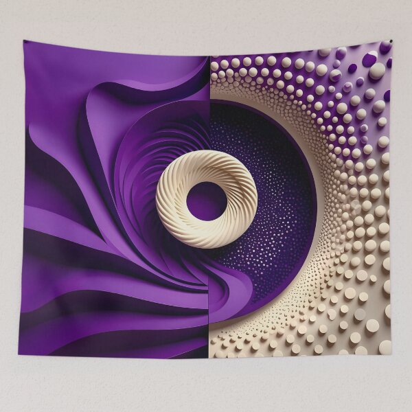 Item preview, Dynamic Purple Swirl Pattern designed and sold by Vicky Brago-Mitchell®.
