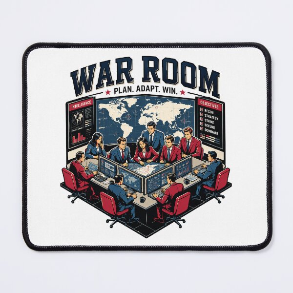 Item preview, War Room Strategy Team Mission Control Leadership Graphic designed and sold by Abidel.