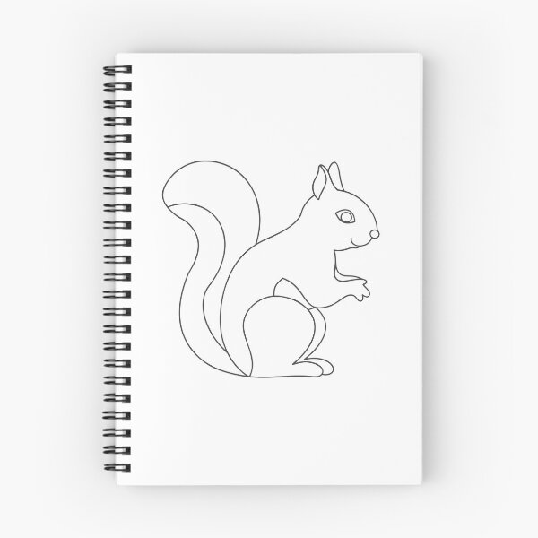 Item preview, Squirrel Elegant 1 Line Art Gift designed and sold by OneLine Studio.