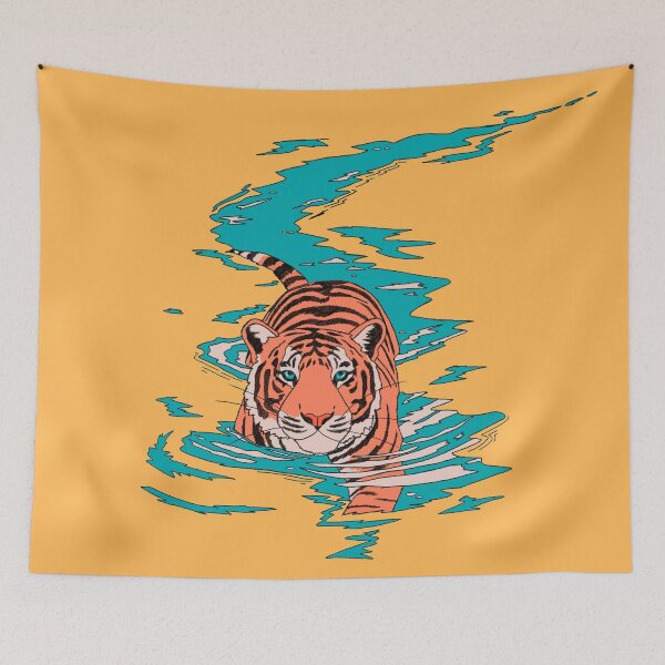 Item preview, Lake tiger designed and sold by Swadeillustrations.
