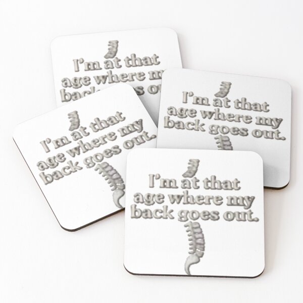 Item preview, Funny Aging Back Pain Joke Sarcastic T-Shirt Design designed and sold by Studio BC.