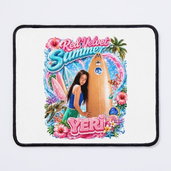 Item preview, Yeri Velvet Summer tropical island flower collage print designed and sold by Valereekmerch.