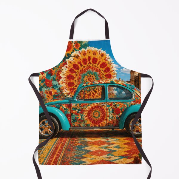 Item preview, Colorful Mexican Beetle Floral Folk Art Fiesta designed and sold by MythicMood.