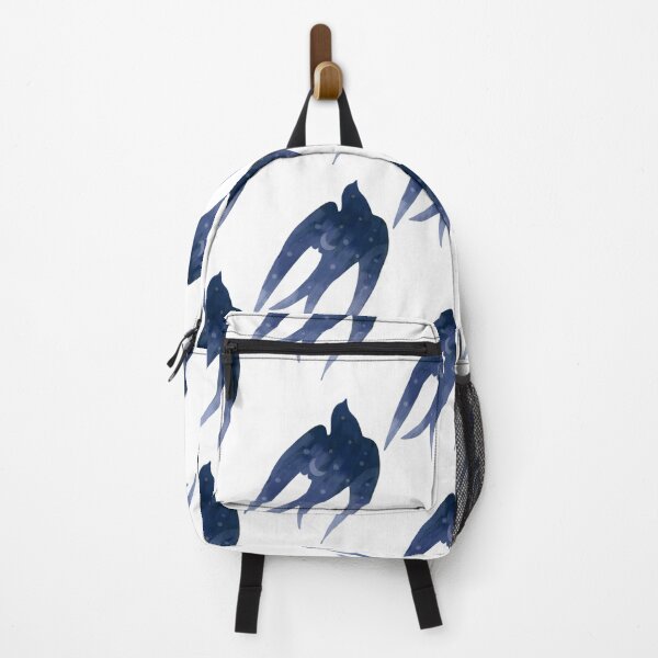 Item preview, Midnight Swallow, Celestial Bird, Cool Blue, Moon and Stars designed and sold by Dormitria.