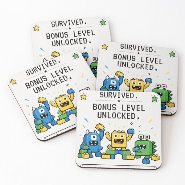 Item preview, Kindergarten Survived – Bonus Level Unlocked designed and sold by SchoolMood.