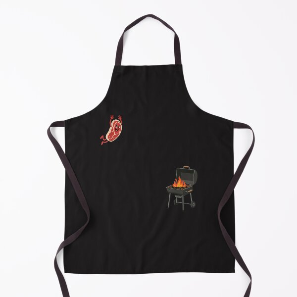 Item preview, Funny Running Bacon BBQ Grill Meat Lover Cartoon designed and sold by kiralynstration.