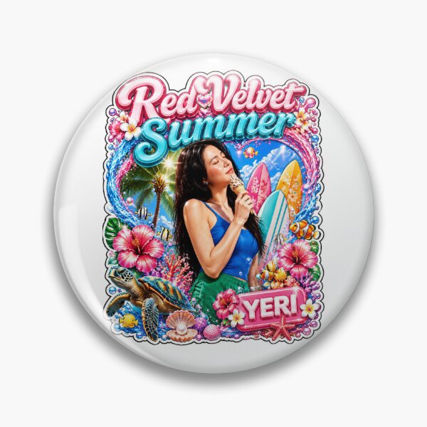 Item preview, Yeri Red Velvet Velvet Summer retro island sunset poster designed and sold by Valereekmerch.