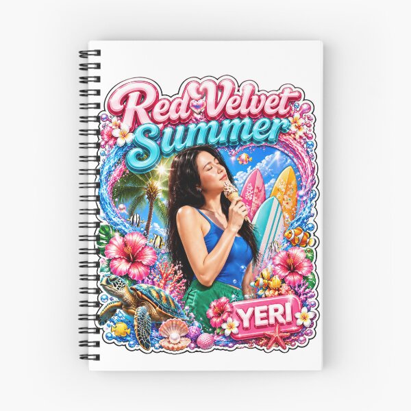 Item preview, Yeri Red Velvet Velvet Summer retro island sunset poster designed and sold by Valereekmerch.