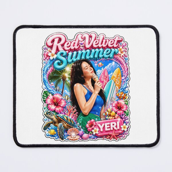 Item preview, Yeri Red Velvet Velvet Summer retro island sunset poster designed and sold by Valereekmerch.