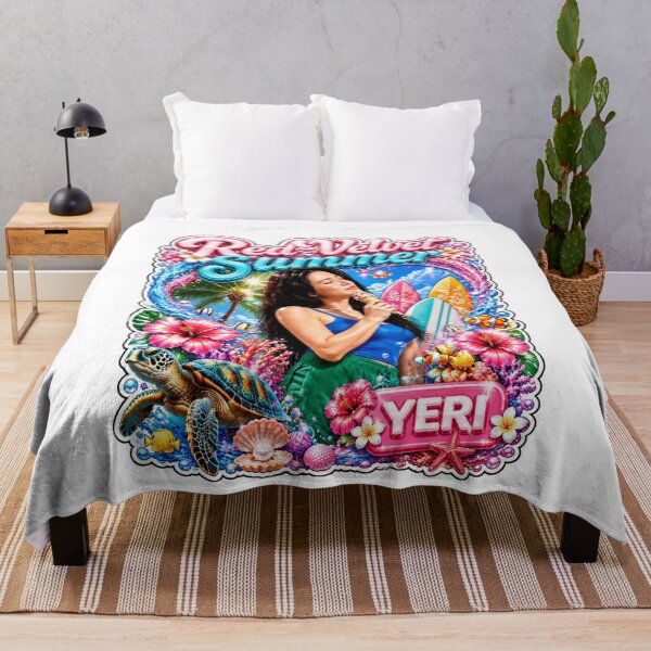 Item preview, Yeri Red Velvet Velvet Summer retro island sunset poster designed and sold by Valereekmerch.