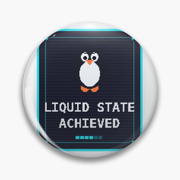 Item preview, Liquid State Achieved — Funny Pixel Art Summer Burnout Humor designed and sold by One More Run.