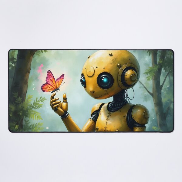 Item preview, Nox Finds Wonder – A Curious Robot's First Butterfly. designed and sold by nicky2342.