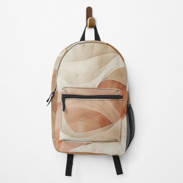 Item preview, Terracotta Dunes — Abstract silk waves, earthy tones designed and sold by VestraDesign.