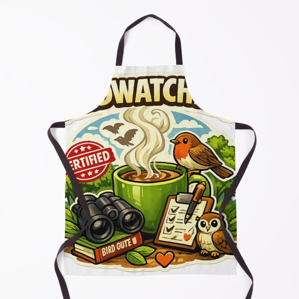 Item preview, Birdwatching Fuel – Coffee & Binoculars Cozy Birdwatcher Design designed and sold by stevenwoodcock.