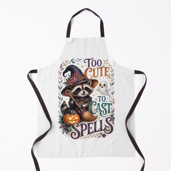 Item preview, Too Cute To Cast Spells Raccoon Halloween designed and sold by Sovereign Supply Co..