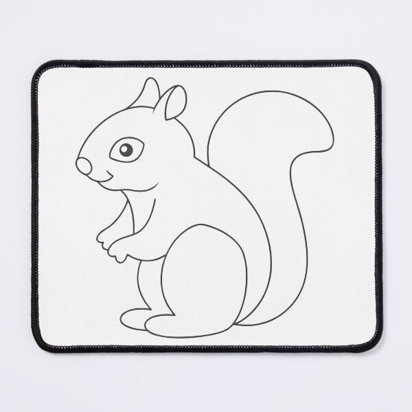 Item preview, Squirrel Friendly 1 Line Art Gift designed and sold by OneLine Studio.