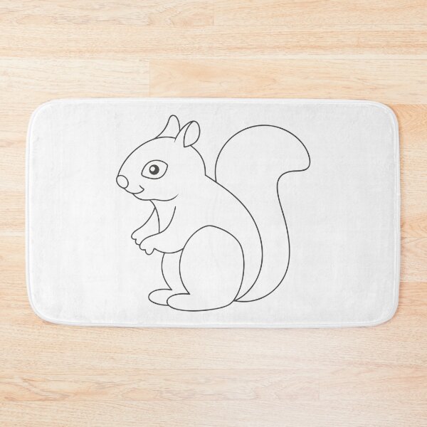 Item preview, Squirrel Friendly 1 Line Art Gift designed and sold by OneLine Studio.
