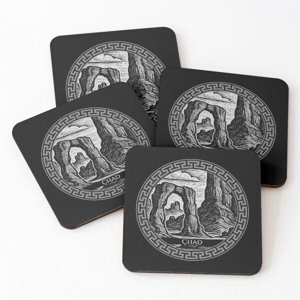 Item preview, Chad Vintage Woodcut Art designed and sold by Thistle-TShop.