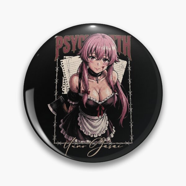 Item preview, Yuno Gasai Psycho Vintage designed and sold by MadShroomPrints.