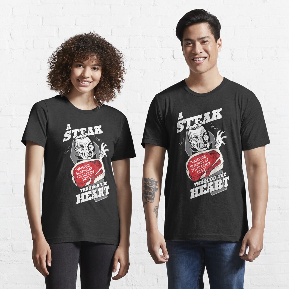 Halloween Vampire Steak Through The Heart Joke 