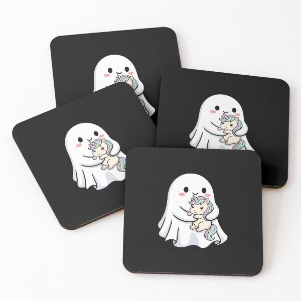 Item preview, Ghost Unicorn Kawaii Halloween designed and sold by dudelinart.