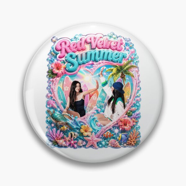 Item preview, Red Velvet Velvet Summer colorful Hawaiian beach party OT5 art designed and sold by Valereekmerch.