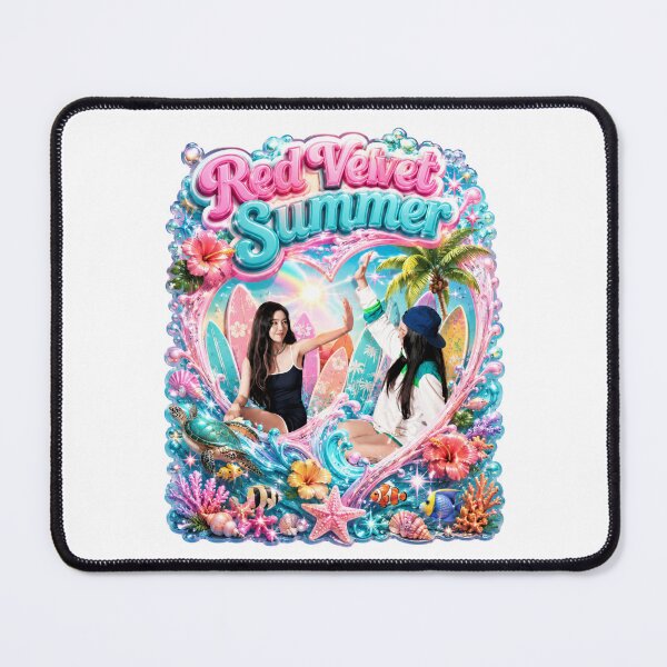 Item preview, Red Velvet Velvet Summer colorful Hawaiian beach party OT5 art designed and sold by Valereekmerch.