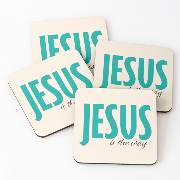 Item preview, Jesus Is The Way  – Christian Faith Typography T-Shirt Design designed and sold by CrossCrafted.
