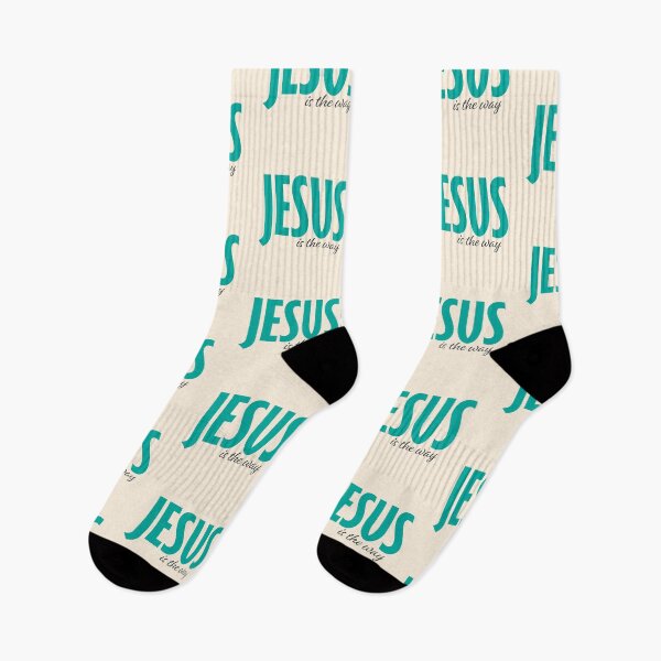 Item preview, Jesus Is The Way  – Christian Faith Typography T-Shirt Design designed and sold by CrossCrafted.
