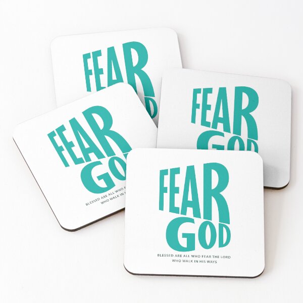 Item preview, Fear God  – Christian Faith Typography T-Shirt Design designed and sold by CrossCrafted.