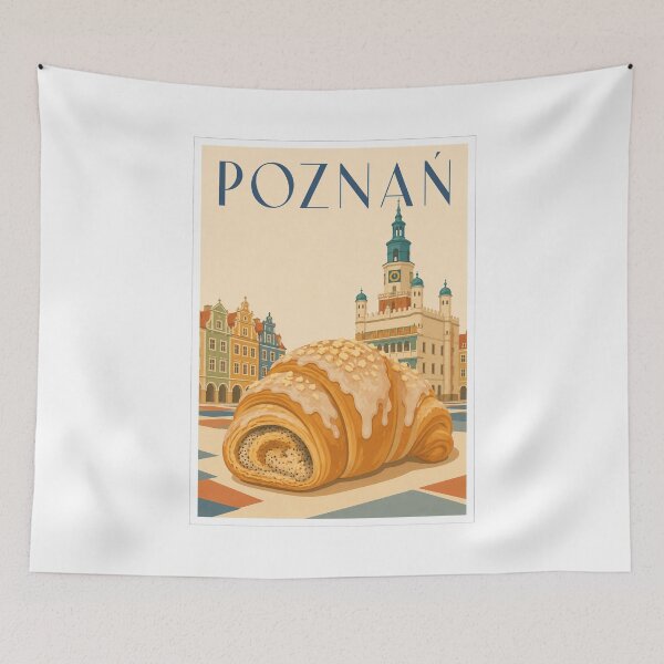 Item preview, Poznan St Martin Croissant Travel Poster designed and sold by Beyond Destinations.