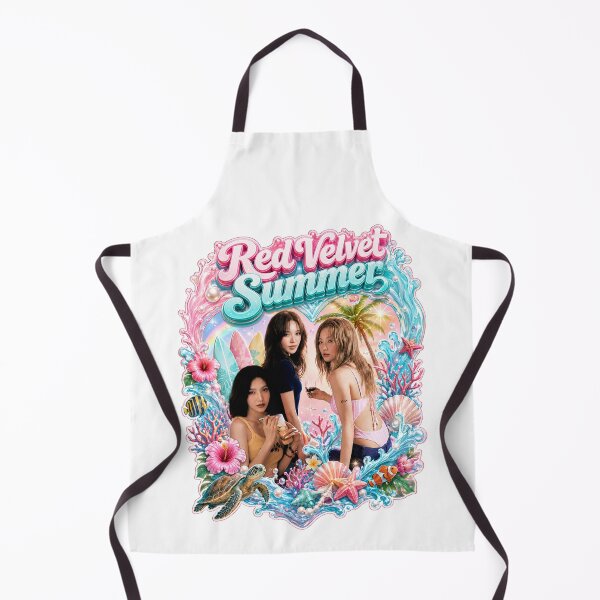 Item preview, Red Velvet Velvet Summer ocean blue waves surfboard vibe print designed and sold by Valereekmerch.