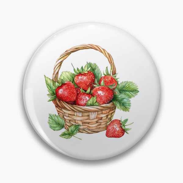 Item preview, Basket of Fresh Strawberries designed and sold by Munsonlookfor.